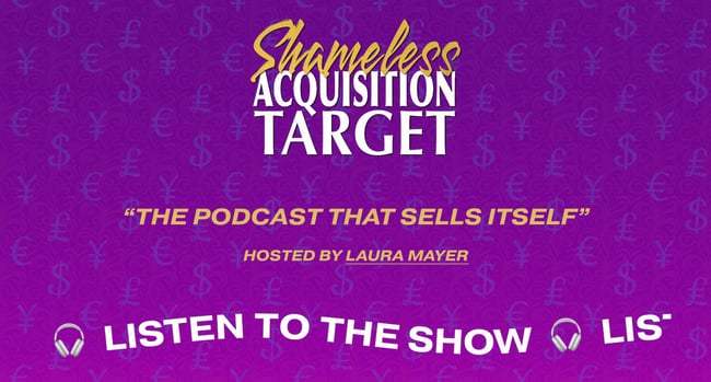 podcast website example: shameless acquisition target