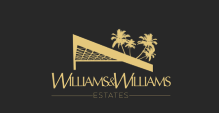 creative real estate logos: williams and williams