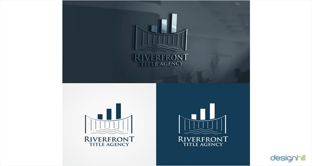 real estate logos: riverfront