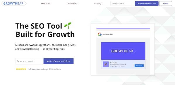 SEO Tool: GrowthBar