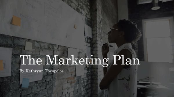 five-minute presentation, marketing plan sample slide deck