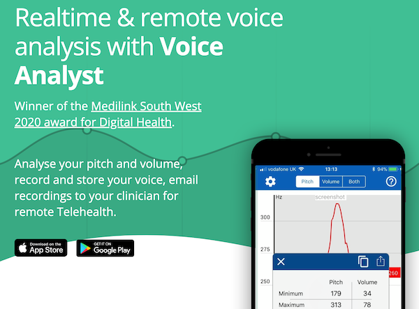 free public speaking apps to improve speaking skills: Voice Analyst