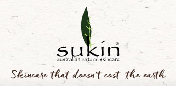 sukin skincare that doesn't cost the earth tagline