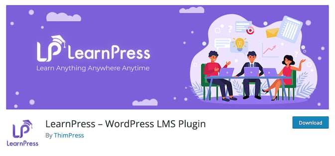 WordPress LMS Plugin — The LearnPass website