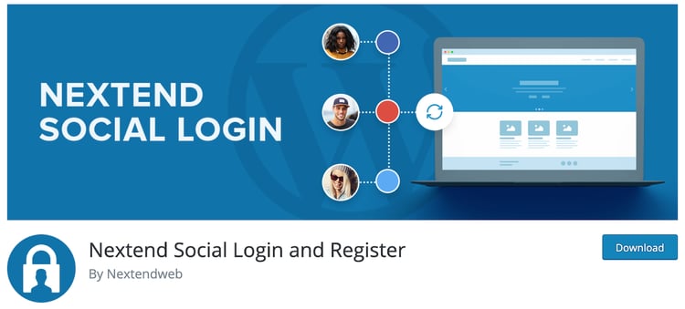 Социальный логин. Nextend. Social login. Social Network login.