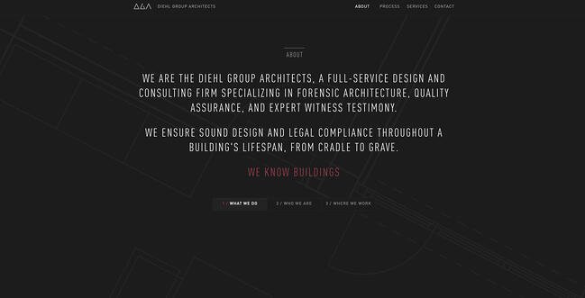 Company profile example: Diehl Group Architects