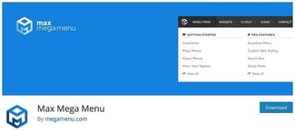 mobilbarát WordPress Plugin Max Mega Menu