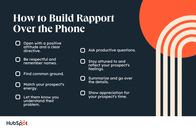 how to build rapport over the phone
