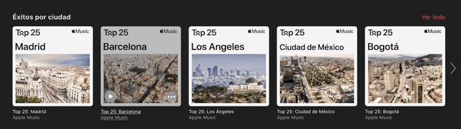 Conversion rate optimization: Apple Music uses different images for different locations