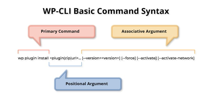 WP-CLI basic syntax