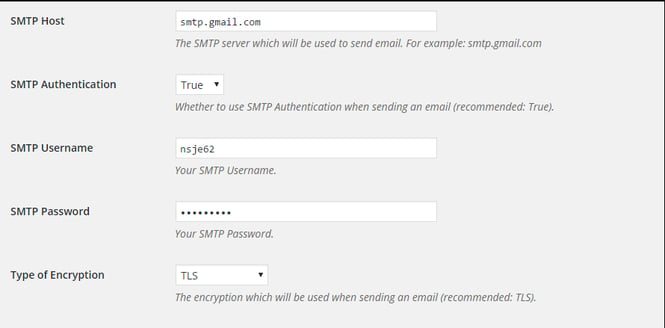 SMTP Mailer interface