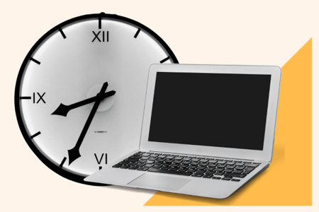 Asynchronous APIs and a clock on a computer