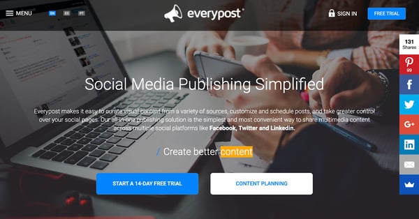 everypost social media management tool for small businesses