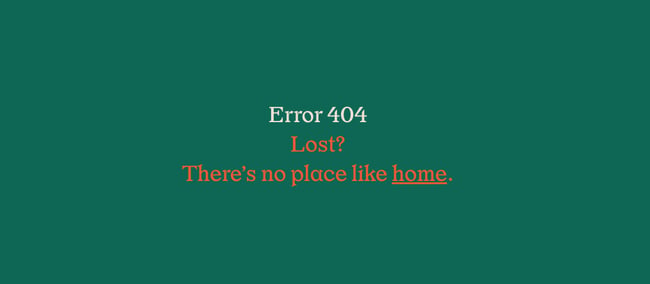 404 error page example from the website wildwood bakery