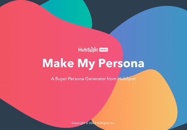 content mapping tools: buyer persona tool