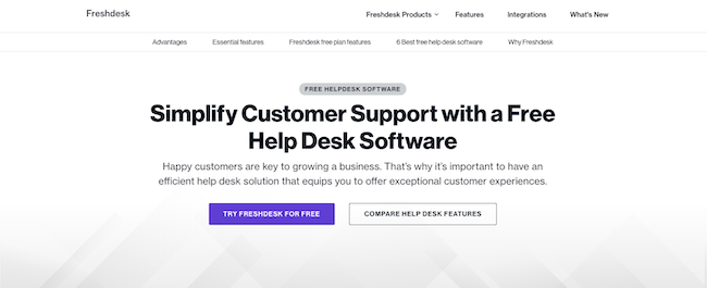 free help desk software: freshdesk by freshworks
