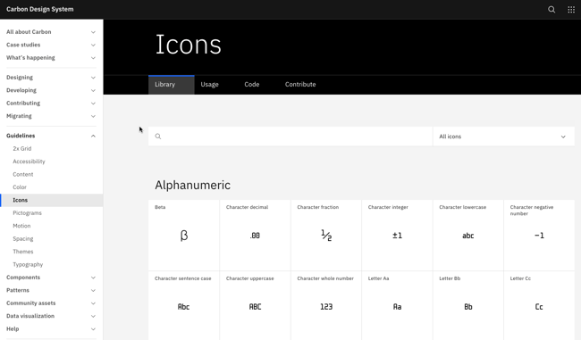 Grids  Carbon Design System