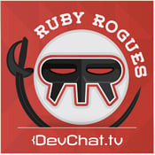 promotional image for the devops podcast Ruby Rogues
