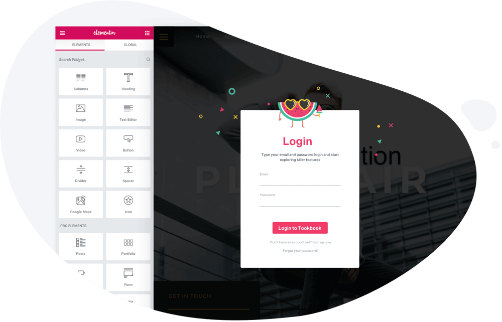Customizing a login form with the Elementor popup builder 