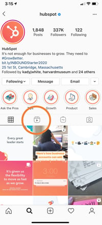 Where to find Instagram Reels on your profile