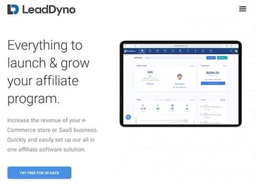 LeadDyno performance marketing tool 