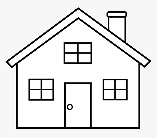 Plain clipart house