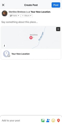 how to create a custom location on instagram step 6