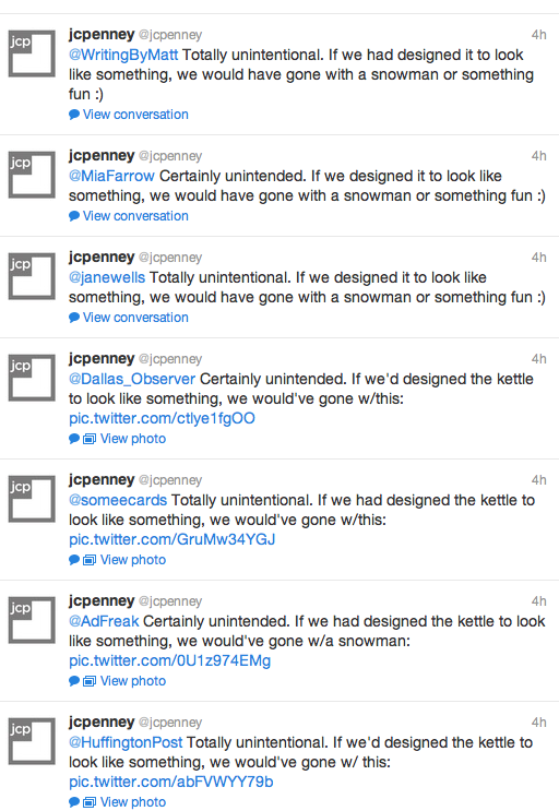 social media crisis examples: JCPenney