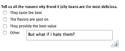 Example of a neutral survey question