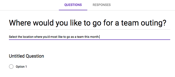 how to create a survey in google forms step 3: write a title and description of your survey