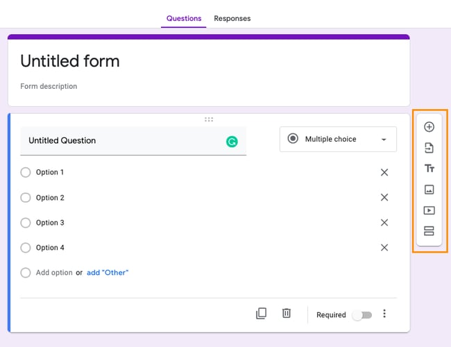 how to create a survey in google forms step 5: add multi media elements