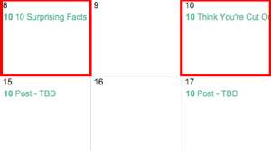 Changing Name of Post in Google Editorial Calendar