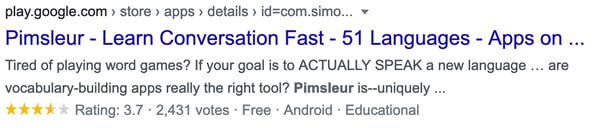 Pimsleur niche marketing