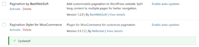 Wordpress plugin updates 