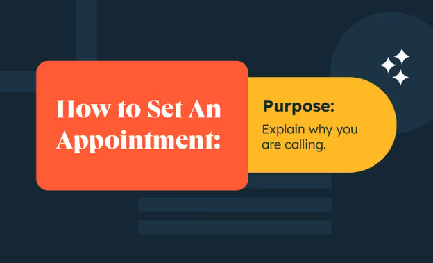 How to set an appointment: Purpose: Explain why you are calling.