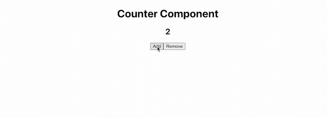 a counter built with react and bootstrap