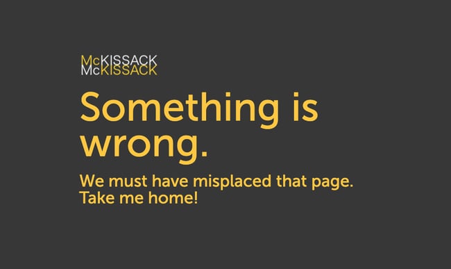 a 404 page for a marketing agency website
