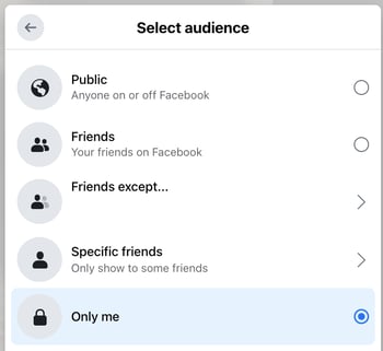 Cách kiểm tra cài đặt quyền riêng tư của video trực tiếp trên facebook
