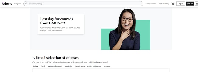 Platforms to Sell Online Courses: Udemy
