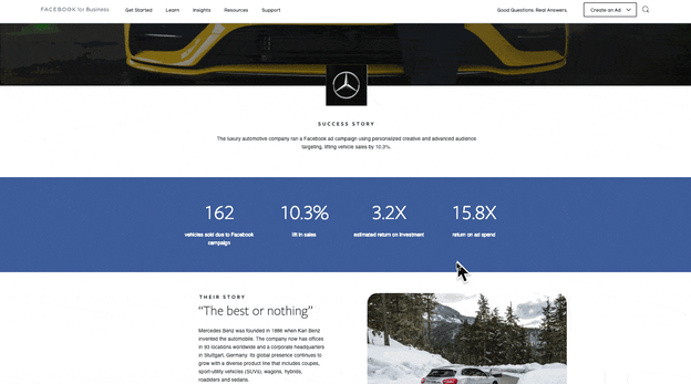 facebook automobile industry case study example