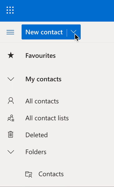 Organizing contacts in Outlook according to groups or contact lists
