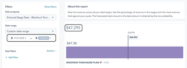 WP Buffs' recurring revenue for the time frame of January to August 2020