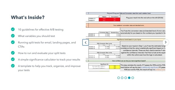  HubSpot A/B screening tool