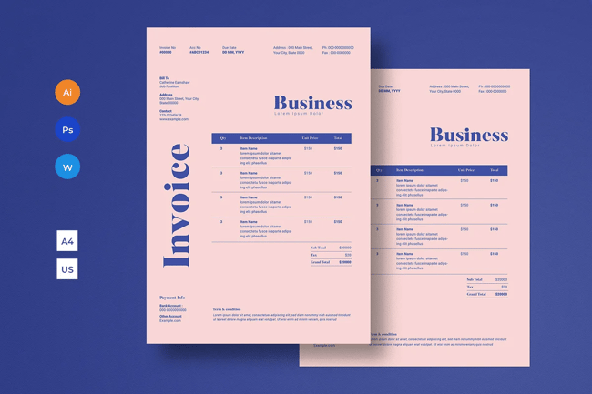 Invoice Design Templates and Examples: Guuver Invoice