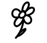 black flower design SVG