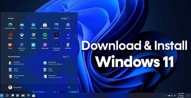 Windows 11 software example