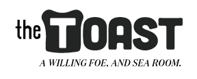 The Toast website header