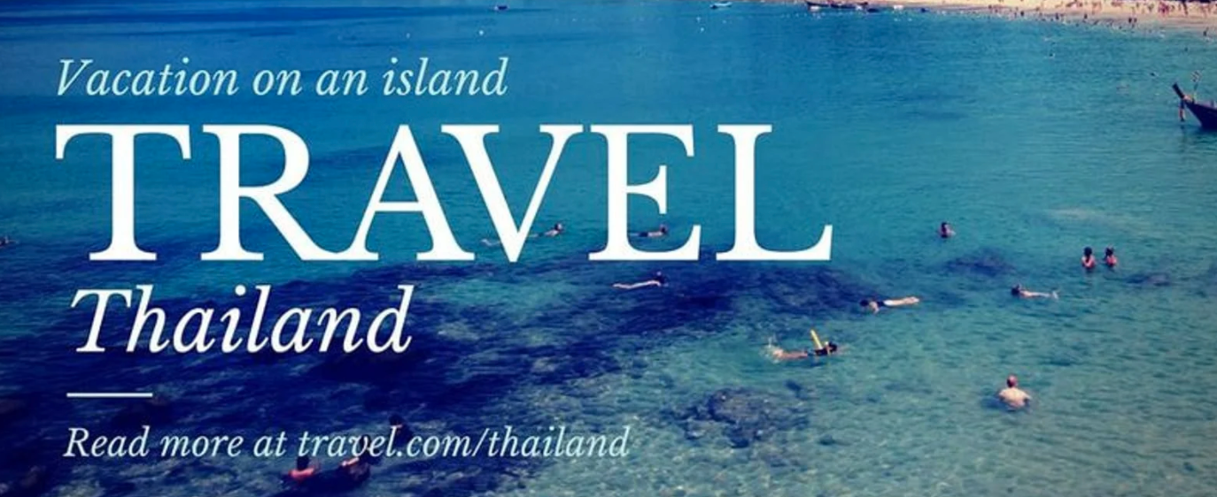 an example of typography on a travel website