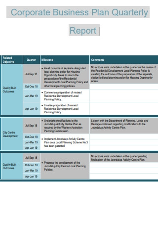 Individual Business Plan Examples for Sales Reps: Quarterly Business Plan