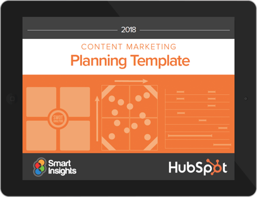 Content planning and goal setting templates from HubSpot